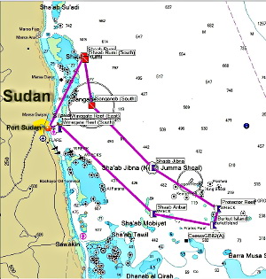 Карта Судан