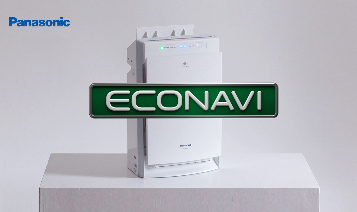 ТЕХНОЛОГИЯ ECONAVI В ОЧИСТИТЕЛЯХ ВОЗДУХА PANASONIC