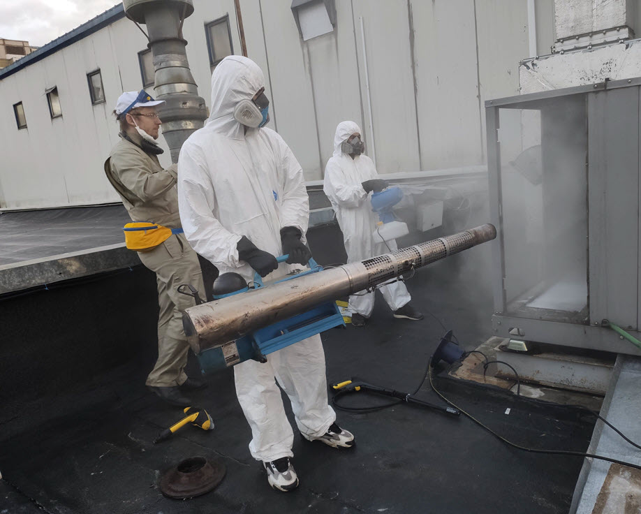 Как правильно дезинфицировать офисы, рестораны и другие общественные места от коронавируса